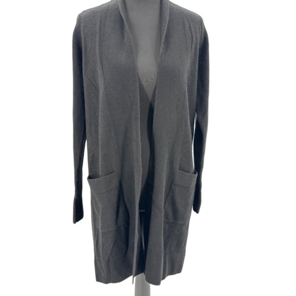 Isaac Mizrahin cashmere cardigan Small longline minimalist luxe layering piece